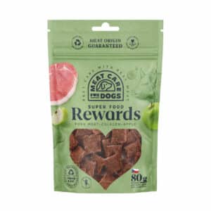Bravčové pamlsky pre psov, zdravé maškrty s jablkom, prírodné odmeny pre psov REWARDS DOG.