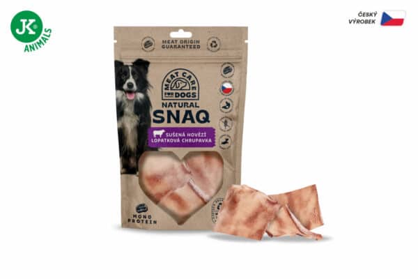 DOG SNAQ sušené hovädzie lopatkové chrupavky 100 g – prírodné pamlsky pre psa, zdravé žuvanie a starostlivosť o chrup