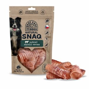 Doq Snaq sušený hovädzí hrtan pre psa 300 g – prírodné maškrty