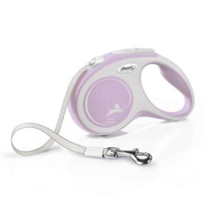 Flexi vodítko pre psa fialové Comfort S do 15 kg 5 m navíjacie vodítko pre malého psa